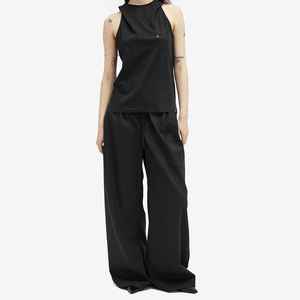 Camiseta sin Mangas Casual para Mujer, Tejido de Punto Sólido de Spandex/Algodón, 220g, Secado Rápido, Transpirable, Ecológica - Product Image 6