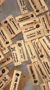 Jeu de construction en blocs de pin naturel pour adultes, stimulant la créativité et la patience - Product Image 2