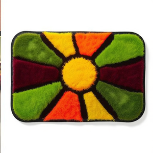 พรมเช็ดเท้าลายดอกไม้ RANGOLI ขนาด 21x21 นิ้ว กันลื่น ซึมซับน้ำได้ดี พร้อมโลโก้สั่งทำพิเศษ กันน้ำ ซึมซับน้ำได้ดีเยี่ยม สำหรับใช้ในบ้าน โรงแรม ห้องน้ำ - Product Image 2