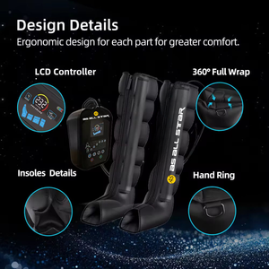 Foot And <b>Leg</b> Massager 6 Chamber Air Compression Boots <b>For</b> Athletes CE Certified OEM ODM AS ALL STAR - Product Image 2