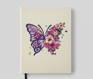 New Arrival Luxury Handmade Velvet Journal Embroidered Cover Customizable Colors Unique Design Promotional Use - Product Image 1