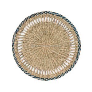 Best Choice Country Style Round <b>Seagrass</b> Table Mats Set Handmade Eco-Friendly Non-Slip <b>Placemat</b> Heat Resistant - Product Image 1