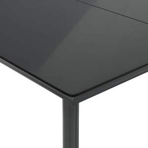 Ensemble bistrot en rotin PE beige avec acier thermolaqué et verre trempé pour la décoration de jardin - Product Image 6