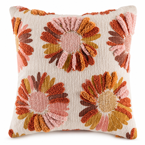 Fundas de Cojín Cuadradas de Lujo Indias Personalizadas, Bordadas con Hilos de Seda, Diseño Floral Vintage, para Uso en el Hogar y Hoteles - Product Image 3