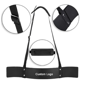 Ceinture de soutien ajustable en néoprène pour épaule et cou, ajustement universel, logo personnalisé, noir, Seamrewear - Product Image 3