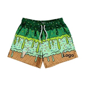 Summer Breathable Double <b>Layer</b> Sublimation 100% Polyester Jogger Gym Blank Men Basketball Custom Sublimated Mesh Shorts for Men - Product Image 3
