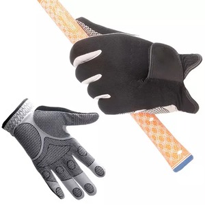Gants de golf en cuir Cabretta véritable, fabriqués sur mesure, respirants, pour droitiers et gauchers, avec logo en caoutchouc pour le sport - Product Image 1
