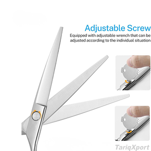Customized Barber Hair Cutting Kit <b>Thinning</b> Scissors <b>Mirror</b> Finish German Stainless Steel 440c Hairdressing Razor Kit With Case - Product Image 2