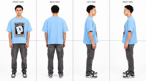 Custom Logo High Quality 260 GSM Heavy Weight <b>Box</b> Fit 100% Cotton <b>Drop</b> Shoulder Oversized Cropped Boxy T Shirts for Men - Product Image 6