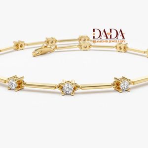Minimalist Lab Grown Diamond <b>Bracelet</b> for Women Elegant Everyday Tennis Style <b>Bracelet</b> Fine Diamond <b>Bracelet</b> Luxury Jewelry Gift - Product Image 4