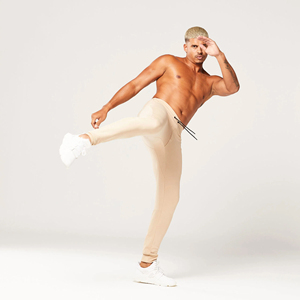 Pantalon de survêtement homme personnalisé 2026, coupe droite, 100 % coton respirant, poches latérales, taille mi-haute, confortable et décontracté, vente en gros - Product Image 5