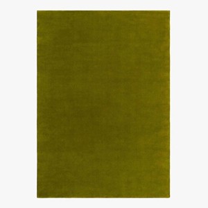 Luxury Olive Green Plush Handloomed & Hand Tufted Carpet Modern Solid Area Rug Soft Minimal Bedroom Living Room Floor Decor Rug - Product Image 1
