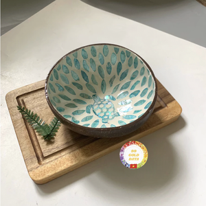 Vietnam Natural <b>Coconut</b> Bowl Artisan <b>Shell</b> Kitchen Serving Container For Smoothie Salad Rice Rustic Dining Decor - Product Image 6