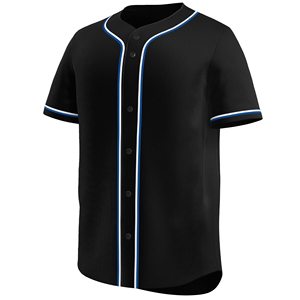เสื้อเบสบอลสีดำแขนสั้นทรงคลาสสิก สวมใส่สบาย - Product Image 3