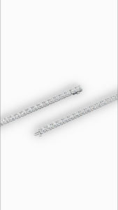 Bracelet tennis allongé à quatre griffes avec diamants de laboratoire ronds 12 carats en or 18 carats – Vente en gros, Fabricant et Fournisseur de Bijoux Fins OEM - Product Image 4