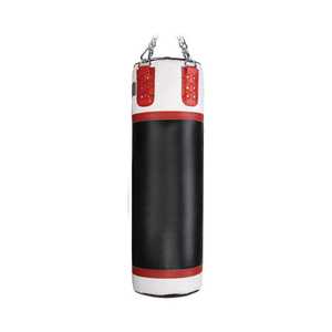 Saco de Boxeo Pesado de Cuero PVC con Logotipo Personalizado para MMA, Kickboxing, Entrenamiento, Gimnasio, OEM, 25KG, Relleno de Arena - Product Image 1