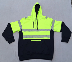 Sudadera con Capucha Oversize de Algodón 100% con Pedrería Reflectante Personalizada de Alta Visibilidad para Hombre, Ecológica, para Otoño - Product Image 6