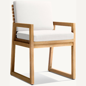 Silla de exterior con brazos de estilo moderno y sencillo para relajarse en la terraza o junto a la piscina - Product Image 6