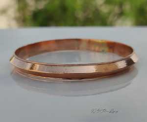 Indian Style Handmade Copper Bangle <b>Bracelet</b> Ethnic Jewelry Wholesale - Product Image 2