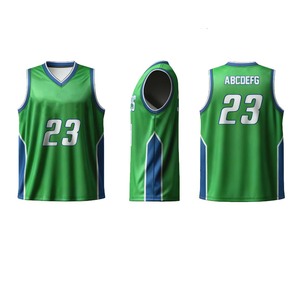 Meilleures ventes : Ensembles d'uniformes de basketball personnalisés imprimés par sublimation, respirants, anti-humidité et à séchage rapide - Manches 100 % polyester - Product Image 2