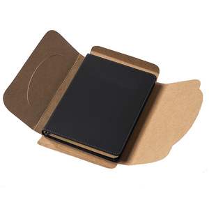 Carnet en cuir A5 avec logo personnalisé, couverture rigide, carnet de haute qualité, agenda pour l'école avec logo - Product Image 4