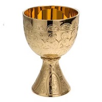 Calice de communion de luxe en métal pour la sainte liturgie et les services d'autel