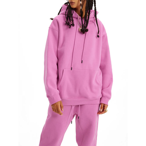 เสื้อสเวตเชิ้ตและเสื้อฮู้ดดี้ผ้าฟลีซโพลีเอสเตอร์คอตตอนคุณภาพสูง พิมพ์โลโก้ตามสั่ง สีพื้น ยูนิเซ็กส์ สำหรับผู้ชายและผู้หญิง - Product Image 2