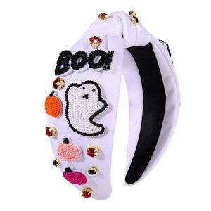 ที่คาดผมและที่รัดผม NOVA STAR CRAFT สำหรับผู้หญิง/ทุกเพศ ดีไซน์เก๋ประดับลูกปัดปักลายดอกไม้หลากสีสัน เหมาะสำหรับงานเทศกาล - Product Image 4