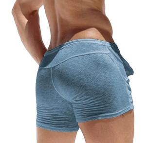 Pantalones Cortos Casuales para Hombre, de Color Sólido, Tejido Satinado de Poliéster, con Logotipo Frontal, Cordón Ajustable, Cintura Media, Transpirables, con Bolsillos - Product Image 2