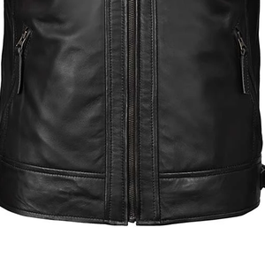 Durable Windproof <b>Men's</b> <b>Leather</b> <b>Jacket</b> Top Quality Hot Sales Male Best Design <b>Men</b> Clothing <b>Leather</b> <b>jacket</b> for <b>men</b> - Product Image 5