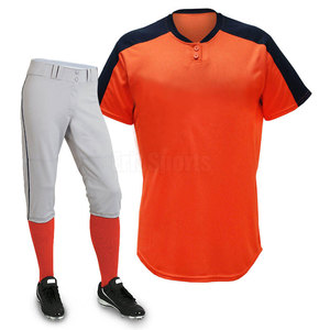 Uniforme de Béisbol Transpirable para Hombre, Más Vendido, con Logotipo Personalizado, Alta Calidad, 100% Poliéster, Ropa de Equipo - Product Image 2
