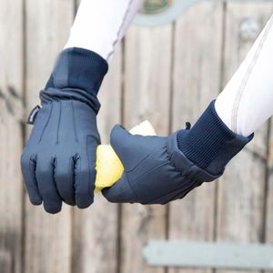 Professional Equestrian Horse Riding <b>Gloves</b> Custom Men's Anti-Split <b>Touch</b> <b>Screen</b> <b>Gloves</b> Hook Loop Closure Full Finger with OEM - Product Image 6