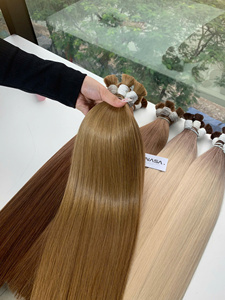 Extensions de cheveux en vrac, 100% cheveux vietnamiens, vente en gros, des couleurs brun foncé aux couleurs brun clair et aux couleurs ombrées. - Product Image 4