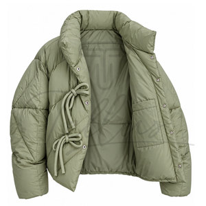 TELLUS APPAREL Chaqueta Acolchada para Mujer, Estilo Urbano, Nueva Moda, Resistente al Viento e Impermeable, Ropa Casual de Invierno, Color Personalizado - Product Image 2
