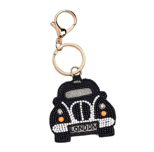 Glass Seed Beads Coin Holder Keychain Custom Logo Popular Designs Weddings Woven Technique Cartoon <b>Cat</b> Pattern COLOR - Product Image 4