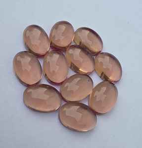 Pierre précieuse naturelle ovale cabochon à dos plat calibrée pour la fabrication de bijoux, vente en gros, objet de collection - Product Image 6