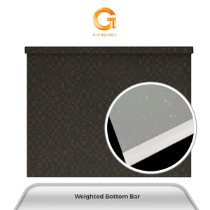 Persianas Marrón Oscuro Diseño Cósmico GB85026 76x183cm, Superventas en Malasia, para Hogar y Oficina, OEM B2B, Mejor Proveedor, Garantía de Alta Calidad - Product Image 2