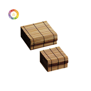 Boîte Cadeau en Bambou Tressé Naturel Faite à la Main pour Thé, Souvenirs, Bijoux et Décoration Rustique – Vente en Gros - Product Image 1