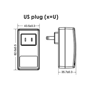 20W 10V 2A US Wall Mount AC DC Switching Power Adapter - Product Image 3