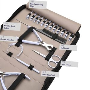Set de Accesorios para Extensiones de Cabello de Salón: Micro-Link, Cuentas de Sujeción Fuerte, Pinza para Remover, Cortador de Adhesivos, Gancho para Cabello, Enhebrador - Product Image 5