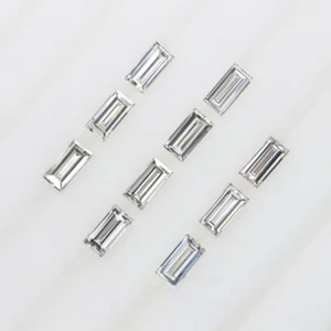 Wholesale <b>Small</b> Size Lab Grown White Color Loose Diamonds Excellent Cut Baguette Shape VVS-VS Clarity CVD HPHT Jewelry Making - Product Image 1