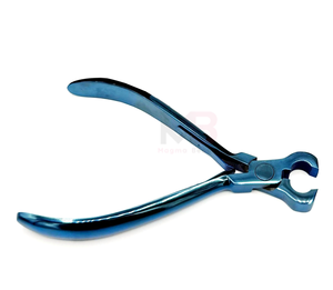 Pinzas MAGMA BEAUTY MB-ZS-622 Ultra Afiladas para Aplicación de Queratina, Mango Largo Azul para Uso Comercial, Extensiones de Cabello con Queratina - Product Image 6