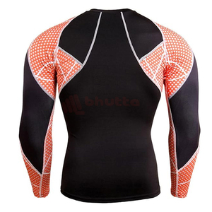 Best Material Men <b>Compression</b> <b>Shirts</b> Breathable Spandex/Nylon <b>Custom</b> Logo Fitness Wear New <b>Design</b> Made in Pakistan 2026 - Product Image 2