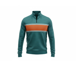 Athletic Sublimation Quarter Zip <b>Pullover</b> <b>Jacket</b> Manufacturer <b>Men</b> Women Youth Sportswear Quick Dry Team <b>Pullover</b> - Product Image 4