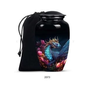 โกศรูปแมลงปอสำหรับใส่เถ้ากระดูกมนุษย์ โกศขนาดใหญ่สำหรับผู้ใหญ่ชาย โกศสำหรับใส่เถ้ากระดูกมนุษย์ผู้ใหญ่หญิง ของที่ระลึกสำหรับใส่เถ้ากระดูก - Product Image 5