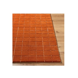 High-Performance Modern Wool Anti-Slip Handmade <b>Thick</b> Pile Carpet Rugs for Bedroom and Living Room Floor Decoration - Product Image 1