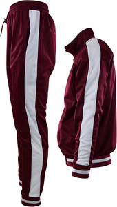 Nouvel ensemble de survêtement pour homme à fermeture éclair intégrale et manches longues, vêtements de sport haut de gamme pour la course, tenue d'entraînement athlétique avec logo personnalisé, vente en gros - Product Image 6
