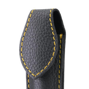 กระเป๋าหนังสั่งทำพิเศษสำหรับกรรไกรตัดผมและคีมขนาดใหญ่ |   เคสหนังวัวแท้ |   กล่องใส่ของขนาดกะทัดรัด 9 x 3.5 x 1 ซม. - Product Image 5