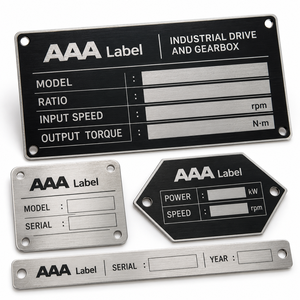 Placa de Identificación de Aluminio Personalizada con Código QR para Maquinaria Industrial OEM - Product Image 2