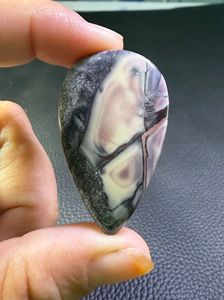 Gemas de amor: Jaspe de porcelana 100% natural de alta calidad, corte pera, piedra suelta para joyería curativa al por mayor, ideal para regalo. - Product Image 2